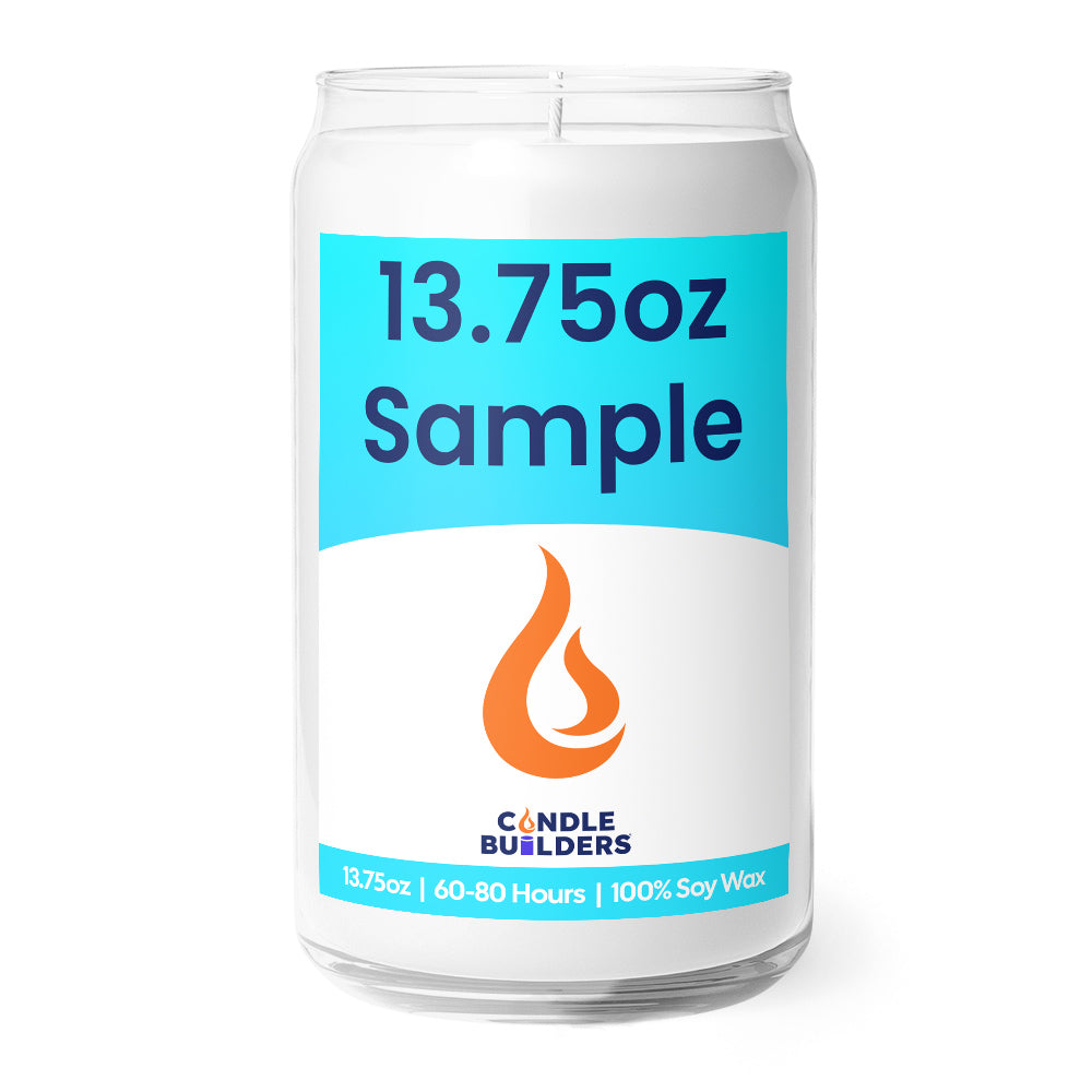 Sample 13.75oz Amber Jar Soy Wax Candle
