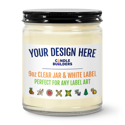 Amazon FBA Services For Private Label Candles in the USA. We offer a hands off experience and will ship your private label candles directly to Amazon for your FBA Amazon listings. Clear Jar Black Lid