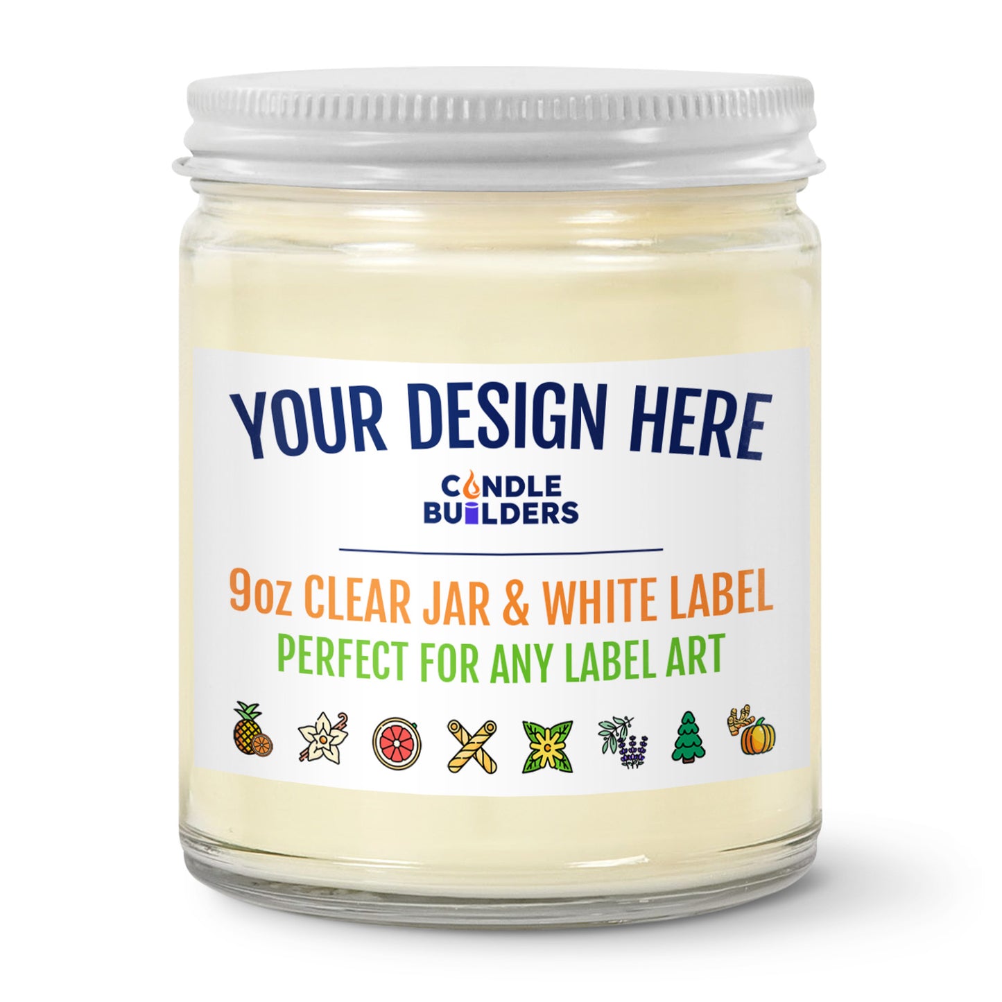 Amazon FBA Services For Private Label Candles in the USA. We offer a hands off experience and will ship your private label candles directly to Amazon for your FBA Amazon listings. Clear Jar white Lid