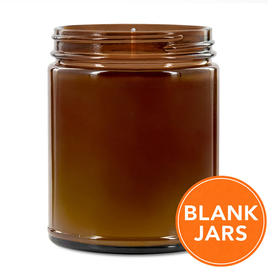 9oz Amber Jar Candle