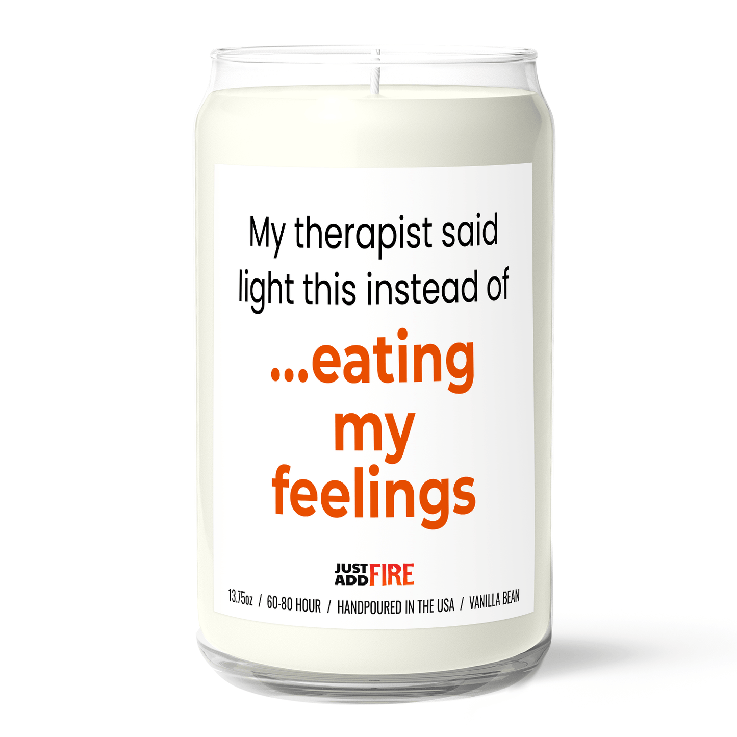 My Therapist Says Light This Instead of Eating My Feelings Candle