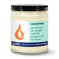 Sample 9oz Clear Jar Soy Wax Candle