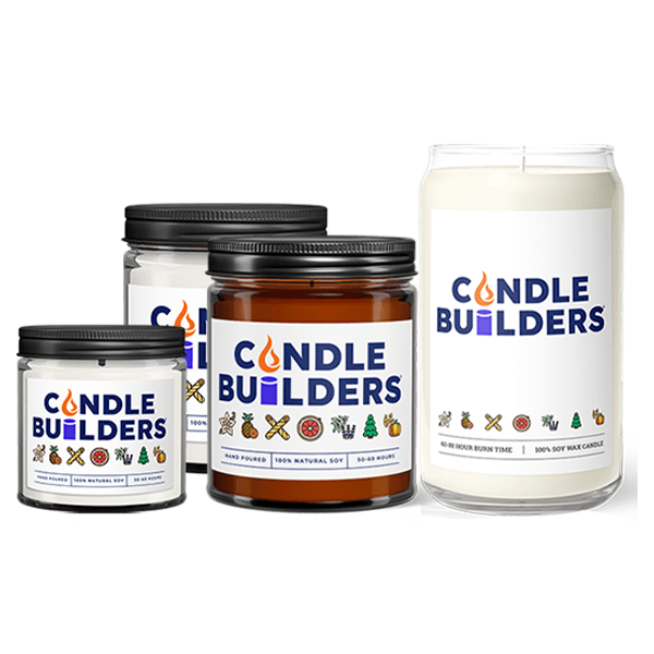 Candle product Lineup Example. 