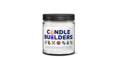 Example of the two candle products for this order. 