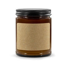 Load image into Gallery viewer, Customize Your Amber Vessel 7.5 oz Candle (White or Kraft Label)
